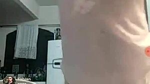 Brazilian BBW Teases on Webcam