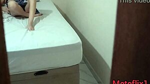 I caught the naughty girl masturbating