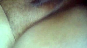 I slide my cock into my girlfriend's plump pussy, feeling every inch deeply