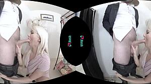 VRHush Features Big Tit Blonde Layla Price in a Virtual Experience