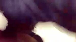 She sucks a monster big black cock on Periscope