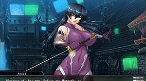 this anime hentai game features taimanin asagi in part 24