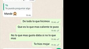 horny latina chats after webcam fucking