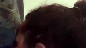 She sucks a monster big black cock on Periscope