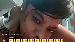 Brazilian BBW Teases on Webcam