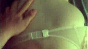 Young amateur with big boobs endures hard fucking session