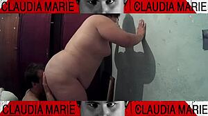 What a turn-on tasting this curvy slut's vaginal fluids between her thighs!