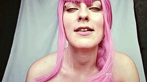 JOI可愛い女神マキマが汗ばむ腋と足指で挑発。コスプレでオモチャ遊び！