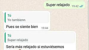 horny latina chats after webcam fucking