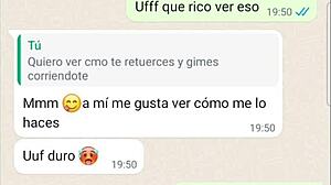 horny latina chats after webcam fucking