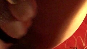 My wife plays with dildo until she cums in orgasm