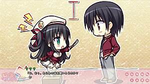 pretty girl with big boobs has funny moment in game 😄