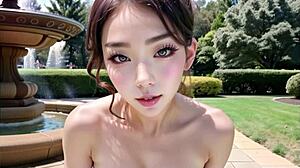 ถ่ายเปลือยในสวนสาธารณะพร้อมเล่นหี เสียงเอเอสเอ็มอาร์เฮ็นไตทำให้เสียว! 🔥