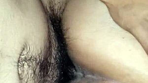 Raw pounding leads to creampie in big booty babe