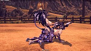 Breeding Female Succubus Level 4 with Monster Cock