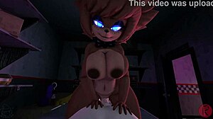 brunette rides hard and moans loudly