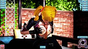 Emotional Hentai Animation With Blonde In Missionary And Doggystyle.