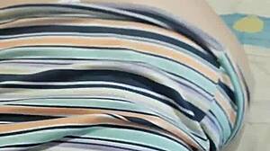 Sexy colombian model desires sex in new dress