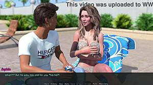 Wow! Watch This Wife in 3D Hentai Mow the Lawn in Wild Adult Game!