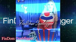 The trick involves financial domination and jerk off instructions.