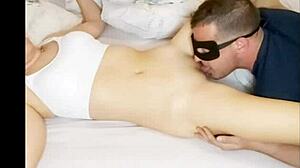 nick devours my shaved pussy with pure hunger