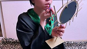 Eva Deva Boldly Teaches Girl With Big Tits And Pussy In Stockings