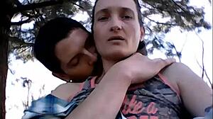 Ted and Nik get wild with outdoor tit play