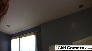 Sexy Babe Natalie Norton Masturbates Solo, Close-Up on Ass and Pussy