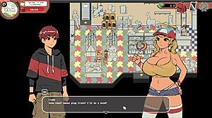 is that spooky hentai game where she deepthroats and rides a horsecock dildo?