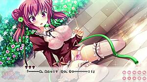 pretty girl with big boobs has funny moment in game 😄