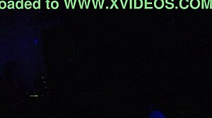 Britney Madison engages in intense blacklight sex with hardcore fetish vibes