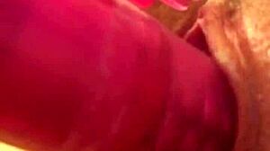 milf masterbating with dildo