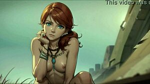 i generated oerba dia vanille from final fantasy xiii with big tits