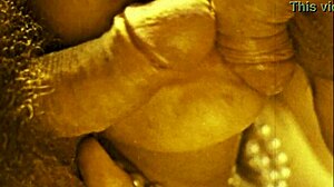 Vintage Swinging London Foursome with Hairy Pussy Group Action in Retro British Style