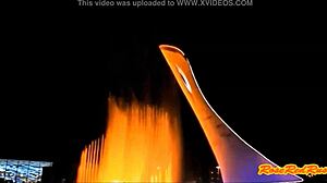 Berkedip seluar dalam di Taman Olimpik Sochi 2014