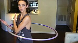 Hoop Girl Shakes Tits