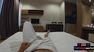 Amateur Teen Couple With Big Ass Thai Girlfriend Fucking In Jacuzzi!