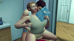 Curvy blonde with big booty makes me cum fast in doggystyle embarrassment.