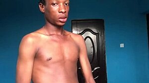 Horny Twink Boy Sucks Big Black Cock Homemade