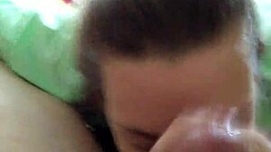 Tina is licking balls like a pro