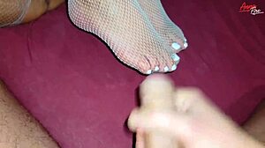 Quietly Banging Stepmother While Husband Stays Behind the Wall