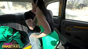 Female fake taxi driver bangs guy in tight pussy