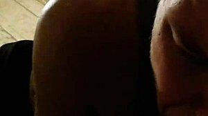 The hung guy gets a restless blowjob session