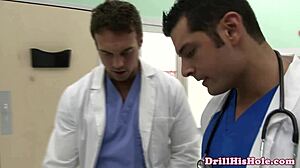 Powerful top dominates with intense ass treatment in a wild gay threesome scene.