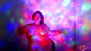 bbw goddess strips and dances oiled