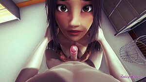 Uh, Disnei Raya 3D hentai... POV handjob n' blowjob!