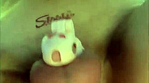 POV sissy in chastity bounces on huge cock! 😜