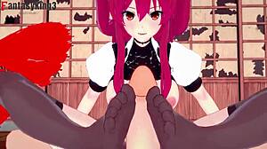 i gived stella vermillion footjob handjob boobjob and fucking pov