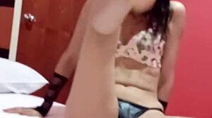 Latina Student Dances Sensually for Hardcore Sex