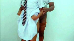 Afterschool Couple FUCKS HARD with Wet Socks On!